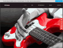 Tablet Screenshot of carldoesmusic.com